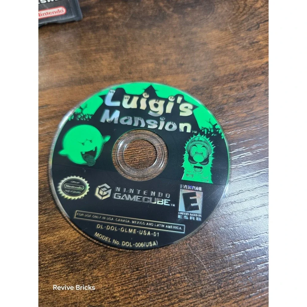 Luigi's Mansion - Player's Choice (Nintendo GameCube, 2003) Game and Case Tested